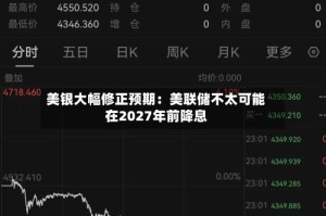 美银大幅修正预期：美联储不太可能在2027年前降息