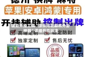 辅助开挂工具“微乐河北麻将外卦神器”详细开挂玩法