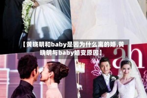 【黄晓明和baby是因为什么离的婚,黄晓明与baby婚变原因】