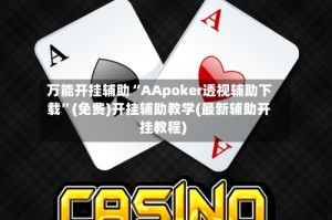 万能开挂辅助“AApoker透视辅助下载”(免费)开挂辅助教学(最新辅助开挂教程)