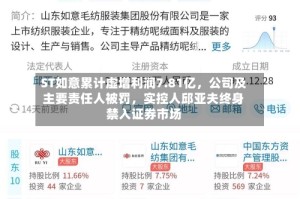 ST如意累计虚增利润7.81亿，公司及主要责任人被罚，实控人邱亚夫终身禁入证券市场