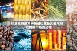 印度拟调整大宗商品衍生品交易规则，以提振市场流动性
