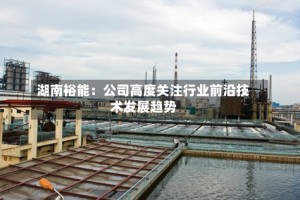 湖南裕能：公司高度关注行业前沿技术发展趋势