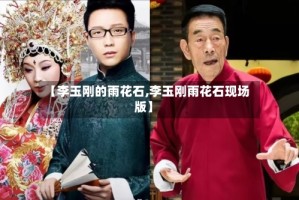 【李玉刚的雨花石,李玉刚雨花石现场版】