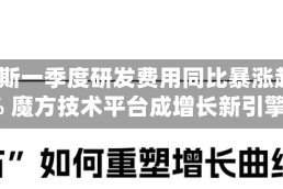 赛力斯一季度研发费用同比暴涨超 70% 魔方技术平台成增长新引擎