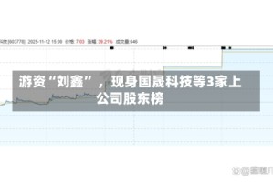 游资“刘鑫” ，现身国晟科技等3家上公司股东榜