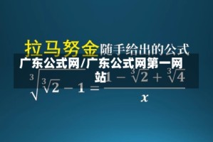 广东公式网/广东公式网第一网站