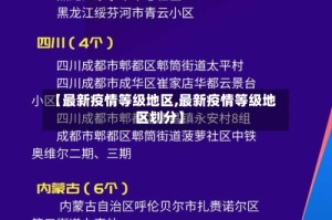 【最新疫情等级地区,最新疫情等级地区划分】