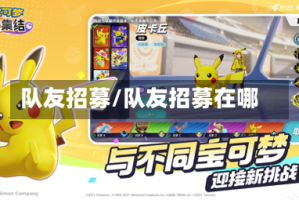 队友招募/队友招募在哪