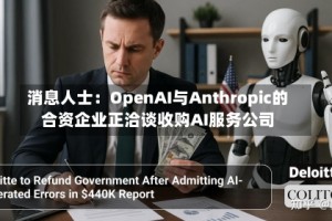 消息人士：OpenAI与Anthropic的合资企业正洽谈收购AI服务公司
