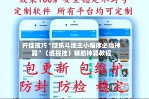 开挂技巧“微乐斗地主小程序必赢神器”（透视挂）辅助神器教程