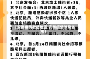 【安徽疫情敏感地区,安徽疫情涉及省市】