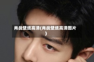 肖战壁纸高清(肖战壁纸高清图片)