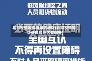 北京疫情等级低风险地区(北京疫情等级低风险地区有哪些)