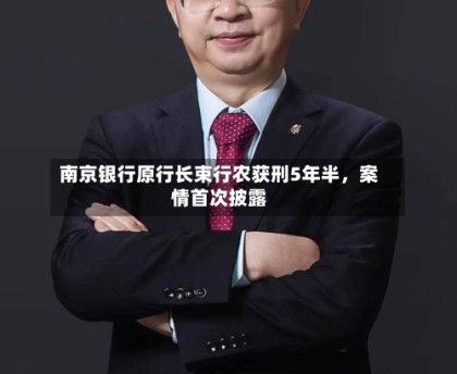 南京银行原行长束行农获刑5年半，案情首次披露