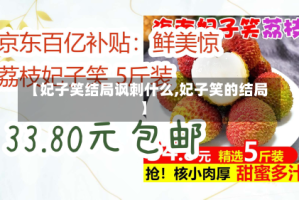 【妃子笑结局讽刺什么,妃子笑的结局】