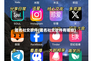匿名社交软件(匿名社交软件有哪些)