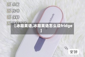 【冰箱英语,冰箱英语怎么读fridge】