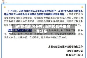 山西疫情地区分布/山西疫情各市最新公布