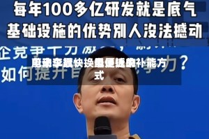 蔚来李斌：换电是近来电动车最快、最便捷的补能方式
