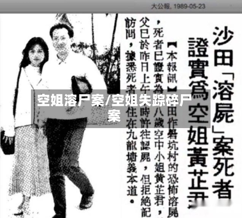 空姐溶尸案/空姐失踪碎尸案-第3张图片