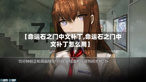 【命运石之门中文补丁,命运石之门中文补丁怎么用】-第1张图片