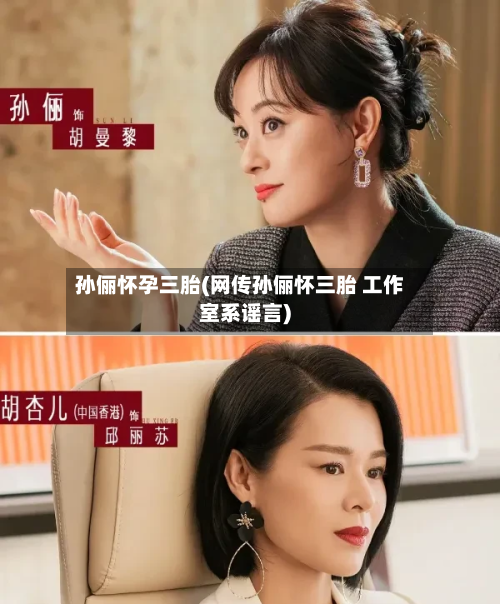 孙俪怀孕三胎(网传孙俪怀三胎 工作室系谣言)-第1张图片