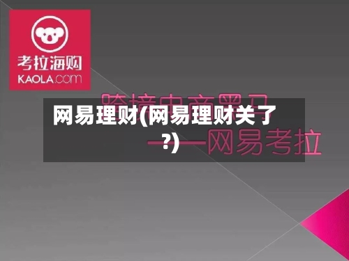 网易理财(网易理财关了?)-第1张图片