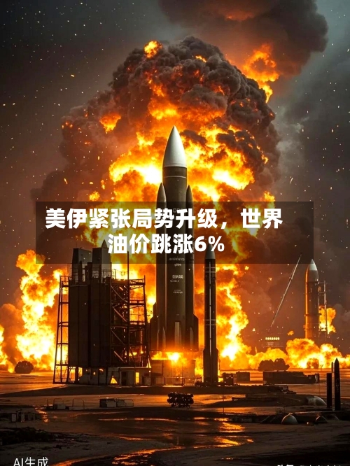美伊紧张局势升级	，世界油价跳涨6%-第2张图片