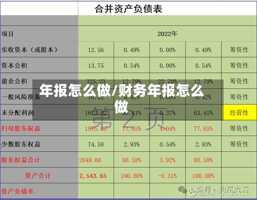 年报怎么做/财务年报怎么做-第2张图片