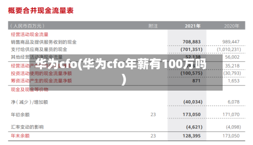 华为cfo(华为cfo年薪有100万吗)-第2张图片