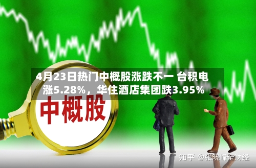4月23日热门中概股涨跌不一 台积电涨5.28%	，华住酒店集团跌3.95%-第1张图片