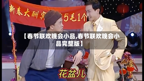 【春节联欢晚会小品,春节联欢晚会小品完整版】-第3张图片