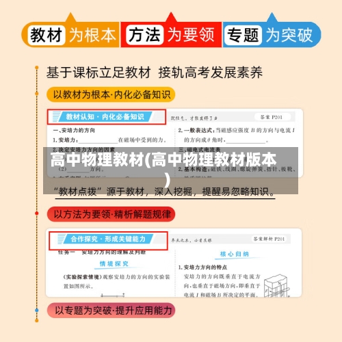 高中物理教材(高中物理教材版本)-第2张图片