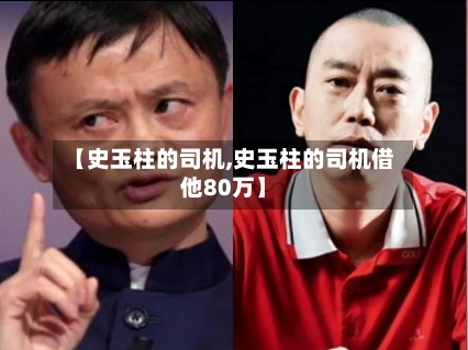 【史玉柱的司机,史玉柱的司机借他80万】-第1张图片