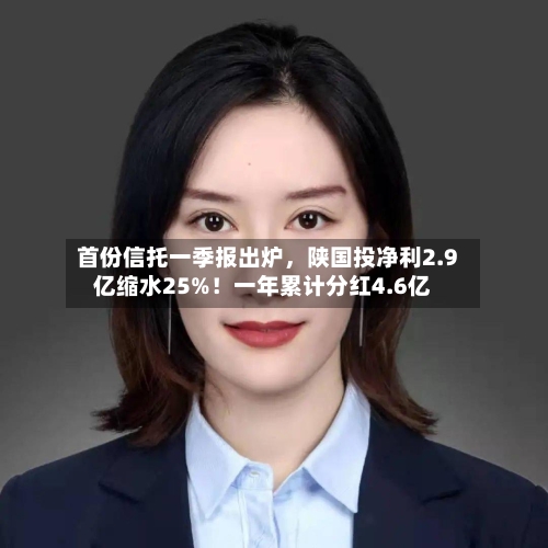 首份信托一季报出炉，陕国投净利2.9亿缩水25%！一年累计分红4.6亿-第2张图片