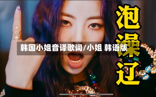 韩国小姐音译歌词/小姐 韩语版-第1张图片