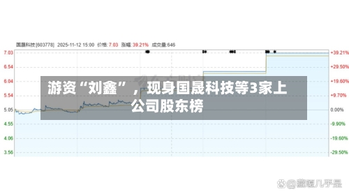 游资“刘鑫” ，现身国晟科技等3家上公司股东榜-第1张图片