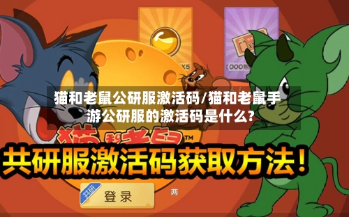 猫和老鼠公研服激活码/猫和老鼠手游公研服的激活码是什么?-第1张图片