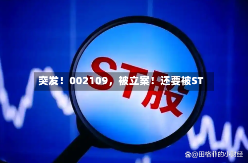 突发！002109	，被立案！还要被ST-第1张图片