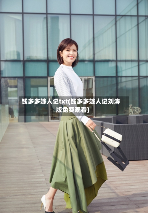 钱多多嫁人记txt(钱多多嫁人记刘涛版免费观看)-第1张图片