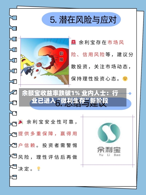 余额宝收益率跌破1% 业内人士：行业已进入“微利生存	”新阶段-第1张图片