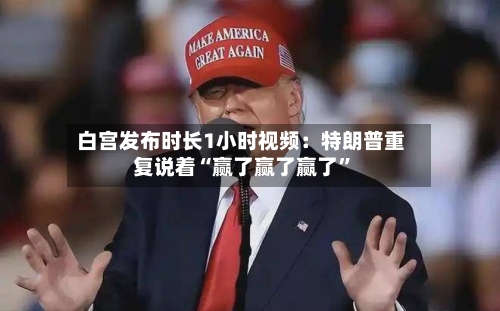 白宫发布时长1小时视频：特朗普重复说着“赢了赢了赢了”-第2张图片