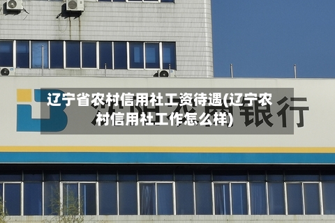 辽宁省农村信用社工资待遇(辽宁农村信用社工作怎么样)-第1张图片