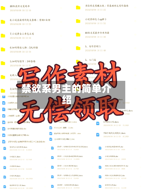 禁欲系男主的简单介绍-第1张图片
