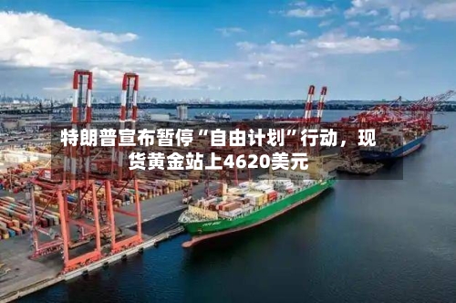特朗普宣布暂停“自由计划	”行动，现货黄金站上4620美元-第2张图片
