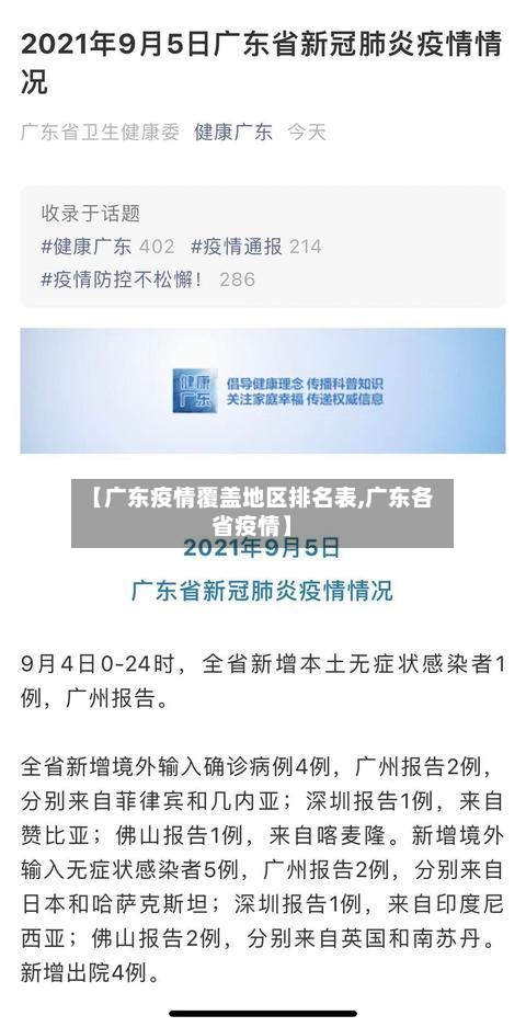 【广东疫情覆盖地区排名表,广东各省疫情】-第2张图片
