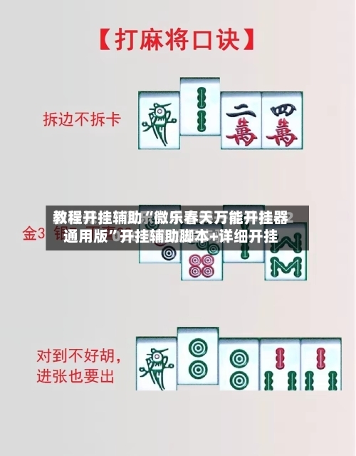 教程开挂辅助“微乐春天万能开挂器通用版	”开挂辅助脚本+详细开挂-第2张图片