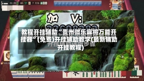 教程开挂辅助“贵州微乐麻将万能开挂器”(免费)开挂辅助教学(最新辅助开挂教程)-第1张图片