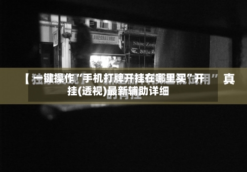 一键操作“手机打牌开挂在哪里买”开挂(透视)最新辅助详细-第3张图片